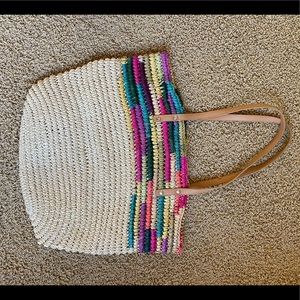 Straw Tote Bag NWOT